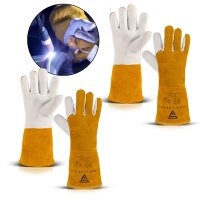 STAHLWERK Schweißerhandschuhe 2er Set |...