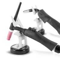 STAHLWERK brænderholdersæt til MIG/MAG TIG-svejsning og plasmaskæring | Sæt med 2 brænderholdere med magnetisk base | Universal svejsebrænderholder til MIG/MAG- og TIG-brændere og plasmaskærere