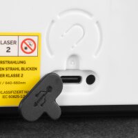STAHLWERK Digitales Laser-Winkelmessgerät DAG-360 ST | Digitaler Winkelmesser und Wasserwaage mit Kreuzlinien-Laser| Level Box | Nivellieranzeige | Magnetbefestigung | Li-Ion Akku | USB-C Ladeport
