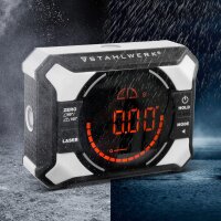 STAHLWERK Digitales Laser-Winkelmessgerät DAG-360 ST | Digitaler Winkelmesser und Wasserwaage mit Kreuzlinien-Laser| Level Box | Nivellieranzeige | Magnetbefestigung | Li-Ion Akku | USB-C Ladeport