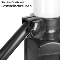 B-Ware:LED Turm Baustrahler 360° 30 Watt Akku-Bauleuchte