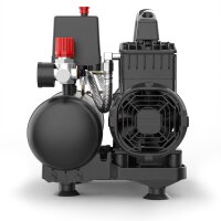 STAHLWERK Kompressor ST-38 Pro mit 8 bar | 1,60 PS | 1,18 kW | 190 l/min | 3 L Tank &ouml;lfreier Druckluft-Kompressor | Kolben-Kompressor | Silent-Kompressor | Fl&uuml;ster-Kompressor mit Brushless-Motoren