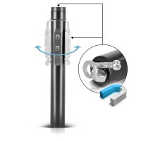 STAHLWERK LED-Arbeitsleuchte 2er - Leistungsstarke Stablampe mit COB-Flashlight | Werkstattlampe mit Magnethalterung | USB-C Anschluss | 600mAH Akku | Schnell aufladbar