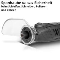 STAHLWERK Akku Mehrzweckschleifer AMF-80 ST + 133 teiliges Zubehörset | Akku Multifunktionswerkzeug für Holz, Metall & Kunststoff