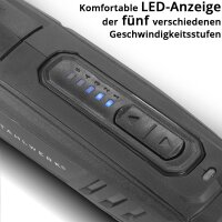 STAHLWERK Akku Mehrzweckschleifer AMF-80 ST + 198 teiliges Zubehörset | Akku Multifunktionswerkzeug für Holz, Metall & Kunststoff