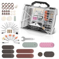 STAHLWERK Akku Mehrzweckschleifer AMF-80 ST + 198 teiliges Zubehörset | Akku Multifunktionswerkzeug für Holz, Metall & Kunststoff