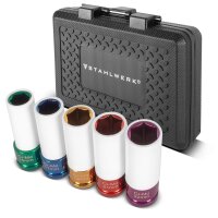 STAHLWERK slagnøglesæt 1/2" drev | 5...