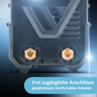 STAHLWERK ARC 200 Puls Pro soldadora de electrodo con 200 amperios | casco de soldador totalmente equipado | electrodos | carro de equipamiento | MMA / E-Hand | inversor Lift-TIG | tecnología IGBT y función de pulsos