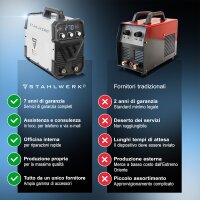 STAHLWERK ARC 270 ST saldatrice ad elettrodo con 270 ampere | completamente equipaggiata | casco per saldatura | elettrodi | carrello per attrezzature | DC MMA/E-Hand | funzione Lift-TIG | 400V | tecnologia IGBT | potente e compatta