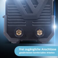 Spawarka elektrodowa STAHLWERK ARC 270 ST o mocy 270 amperów | w pełni wyposażona | kask spawalniczy | elektrody | wózek na sprzęt | DC MMA/E-Hand | funkcja Lift-TIG | 400V | technologia IGBT | wydajna i kompaktowa