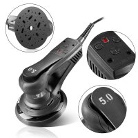 STAHLWERK excenterschuurmachine ES-150 ST | Krachtige handschuurmachine 350 watt | Krachtig en trillingsarm | Borstelloze vlakschuurmachine | Schuurmachine in een set met twee handschuurblokken P80-P320