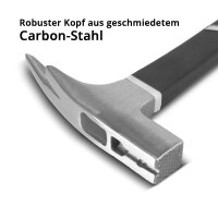 STAHLWERK tool belt with hammer in a set | Multifunctional tool belt bag with plenty of storage space | Craftsman belt with hammer loop and tape measure holder | Tool bag with hammer in a set