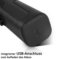 STAHLWERK cordless plastic welder with 1,600 welding nails | plastic repair set | hot stapler | dent lifter | smart repair dent removal tool set for bumpers and plastic components | USB port