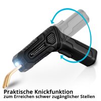 STAHLWERK cordless plastic welder with 1,600 welding nails | plastic repair set | hot stapler | dent lifter | smart repair dent removal tool set for bumpers and plastic components | USB port