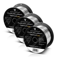 STAHLWERK 4er Set FLUX Fülldraht E71T-GS 1,0 mm | 1...