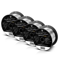 STAHLWERK 4er Set FLUX Fülldraht E71T-GS 0,9 mm |...