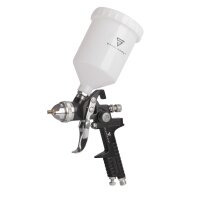 Pistola a spruzzo per verniciatura HVLP aria compressa 3,5 bar 1,4 mm ugello 25 tazza di miscelazione 650 ml