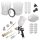 Pistola a spruzzo per verniciatura HVLP aria compressa 3,5 bar 1,4 mm ugello 25 tazza di miscelazione 650 ml