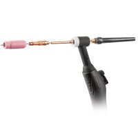 Sada příslušenství STAHLWERK TIG | 26dílná sada opotřebitelných dílů TIG | Magnetický držák hořáku | 3 kartáče na drát | 1 pár kožených rukavic | Vše, co potřebujete pro svařování TIG