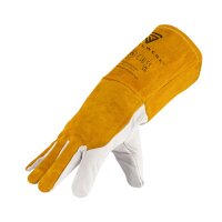 Sada příslušenství STAHLWERK TIG | 26dílná sada opotřebitelných dílů TIG | magnetický držák hořáku | 3 drátěné kartáče | 1 pár kožených rukavic | 3 x svařovací tyče TIG 1,6 mm (hliník, ocel, nerezová ocel - po 1 kg)