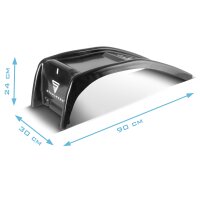 STAHLWERK Auffahrrampen | 2 Stahl-Auffahrrampen mit 3.6 t Traglast pro Paar | Für Reifenbreiten bis 230 mm | 900 x 300 x 240 mm | Fahrzeug-Auffahrrampen für Wartung und Service | Auffahrkeile PKW/LKW