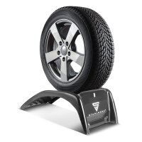 STAHLWERK Auffahrrampen | 2 Stahl-Auffahrrampen mit 3.6 t Traglast pro Paar | Für Reifenbreiten bis 230 mm | 900 x 300 x 240 mm | Fahrzeug-Auffahrrampen für Wartung und Service | Auffahrkeile PKW/LKW