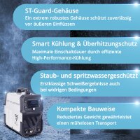 B-Ware:Schwei&szlig;ger&auml;t 3 in 1 Kombi AC/DC WIG 200 ST Digital