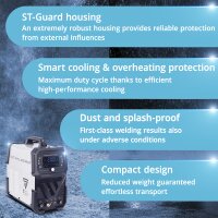 B-Ware:Schwei&szlig;ger&auml;t 3 in 1 Kombi AC/DC WIG 200 ST Digital