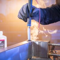 STAHLWERK 3 koolborstels met TIG-toortsadapter | Koolborstels voor lasnaadreinigers en lasapparaten met reinigingsfunctie | Toebehoren voor passiveer- en beitsapparaten | Lasnaadreiniging