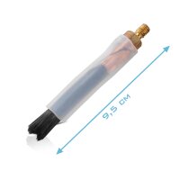 STAHLWERK 3 koolborstels met TIG-toortsadapter | Koolborstels voor lasnaadreinigers en lasapparaten met reinigingsfunctie | Toebehoren voor passiveer- en beitsapparaten | Lasnaadreiniging