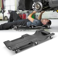 STAHLWERK Kfz-Montage-Set | XXL Rollbrett und Montageliege mit 500 kg Traglast | Mobiler Werkstatt-Caddy belastbar bis 45 kg | Tool-Organizer mit Lenkrollen und 5 Fächern für Kleinteile und Werkzeug