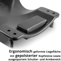 STAHLWERK Kfz-Montage-Set | XXL Rollbrett und Montageliege mit 500 kg Traglast | Mobiler Werkstatt-Caddy belastbar bis 45 kg | Tool-Organizer mit Lenkrollen und 5 Fächern für Kleinteile und Werkzeug