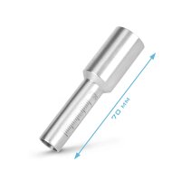 STAHLWERK nozzle holder FT 70 | Nozzle connector for hand-held laser welding machines | Focus tube 12 x 70 mm | Nozzle connector tube | Laser welding accessories | Laser welding gun SUP 20T | SUP 23T