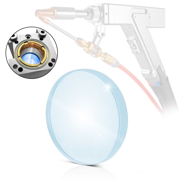 STAHLWERK collimation lens for SUP 20T laser welding head | D20 x 5 / F60 | Replacement lens for hand-held laser welding optics | Precision optics for hand-held laser welding devices