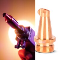 STAHLWERK welding nozzle AS-12 | set of 3 laser welding nozzles | wire guide up to 1.2 mm | copper welding nozzles for hand-held laser welding machines | can be used with SUP 20T and SUP 23T laser welding guns