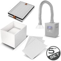 STAHLWERK 5-teiliges Filter-Set für Rauchabsaugung...