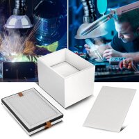 STAHLWERK 5-teiliges Filter-Set für Rauchabsaugung FE-150 ST | 3 Vorfilter-Filtermatten | 1 HEPA H13 Filter (EN 1822) | 1 Aktivkohle-Hauptfilter | Effektive Luftreinigung von bis zu 99,97 %