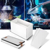 STAHLWERK 5-teiliges Filter-Set für Rauchabsaugung FE-300 ST | 3 Vorfilter-Filtermatten | 1 HEPA H13 Filter (EN 1822) | 1 Aktivkohle-Hauptfilter | Effektive Luftreinigung von bis zu 99,97 %