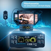 STAHLWERK SPLIT 3-in-1 automatic welding helmet with welding hood | 180&deg; field of vision | LCD color display | true color true color reproduction | job memory | darkening DIN 4 - DIN 14 | optical class 1/1/1/1