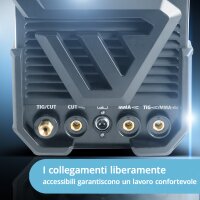 STAHLWERK AC/DC TIG 200 Plasma ST completamente attrezzata IGBT combi 200 Amp TIG MMA e saldatrice 50 A CUT tagliatore al plasma, adatto per ALU