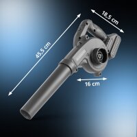 B-Ware:Mini Akku Laubbl&auml;ser mit Saugfunktion 20 Volt 98 m/s 0 &ndash; 18000 U/min