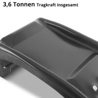 B-Waere:2 Auffahrrampen aus Stahl 3,6 t 240 mm breit