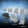 STAHLWERK Compressore ST-228 Pro completamente equipaggiato | 8 bar | 3,54 CV | 2,6 kW | 410 l/min | serbatoio da 22 L | senza olio | motore brushless | tubo da 5 metri | gonfiatore di pneumatici | distributore a 3 vie | pistola di soffiaggio