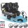 STAHLWERK Compresseur ST-228 Pro équipement complet | 8 bar | 3,54 CV | 2,6 kW | 410 l/min | Réservoir 22 L | Sans huile | Moteur Brushless | 5 mètres de tuyau | Gonfleur de pneus | Distributeur 3 voies | Pistolet de soufflage