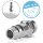 STAHLWERK ST-98 Pro fully equipped compressor | 8 bar | 1.22 hp | 0.90 kW | 170 l/min | 9 L tank | oil-free | brushless motor | 5 meter hose | tire inflator | 3-way distributor | blow-out gun