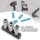 STAHLWERK Compresseur ST-38 BL équipement complet | 8 bar | 1,22 CV | 0,90 kW | 170 l/min | Réservoir 3 L | Sans huile | Moteur Brushless | 5 mètres de tuyau | Gonfleur de pneus | Distributeur à 3 voies | Pistolet de soufflage