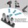 STAHLWERK Compresor ST-38 BL, totalmente equipado | 8 bar | 1,22 CV | 0,90 kW | 170 l/min | depósito de 3 L | sin aceite | motor sin escobillas | manguera de 5 metros | inflador de neumáticos | distribuidor de 3 vías | pistola de soplado