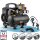 STAHLWERK Compresor ST-38 PRO totalmente equipado | 8 bar | 1,6 CV | 1,18 kW | 190 l/min | depósito de 3 L | sin aceite | motor sin escobillas | manguera de 5 metros | inflador de neumáticos | distribuidor de 3 vías | pistola de soplado