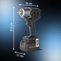 STAHLWERK Akku-Werkzeug-Set | Akku-Drehschlagschrauber 20 V 880 Nm | Brushless-Tools | Akku-Winkelschleifer 0-7.500 U/min | Leistungsstarkes 20-V-Werkzeug für Metallbearbeitung, KFZ, Montage und DIY