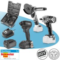 STAHLWERK Kit doutils sans fil 3 pièces | Meuleuse...
